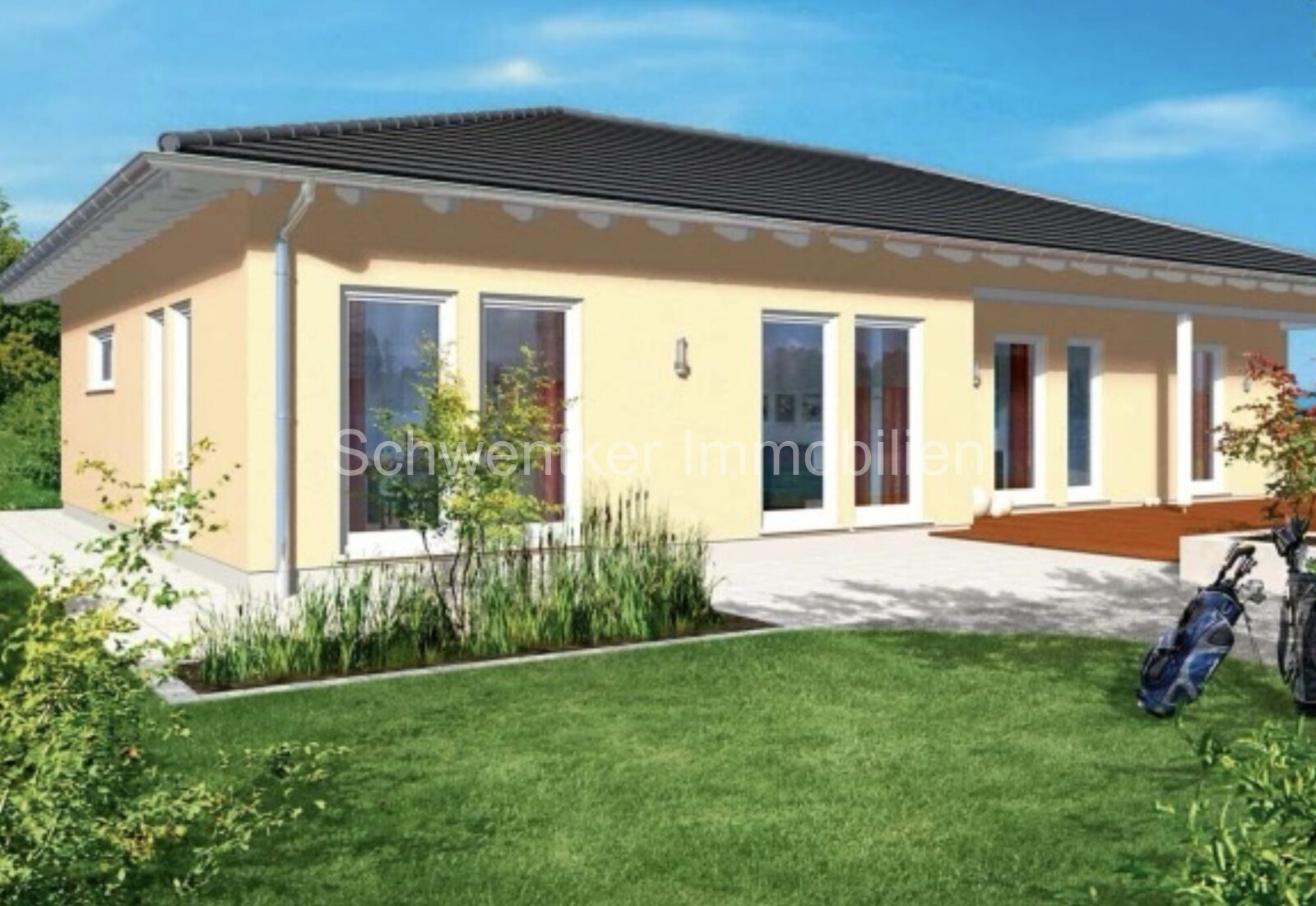 Moderne Eleganz  zum kleinen Preis, der Minibungalow aus unserer EASY- HOME- SERIE