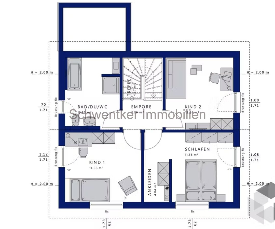 Hier passt alles EFH mit 4 Zi / PV- Anlage / Einbauküche / Schlüsself. / FB / WP 