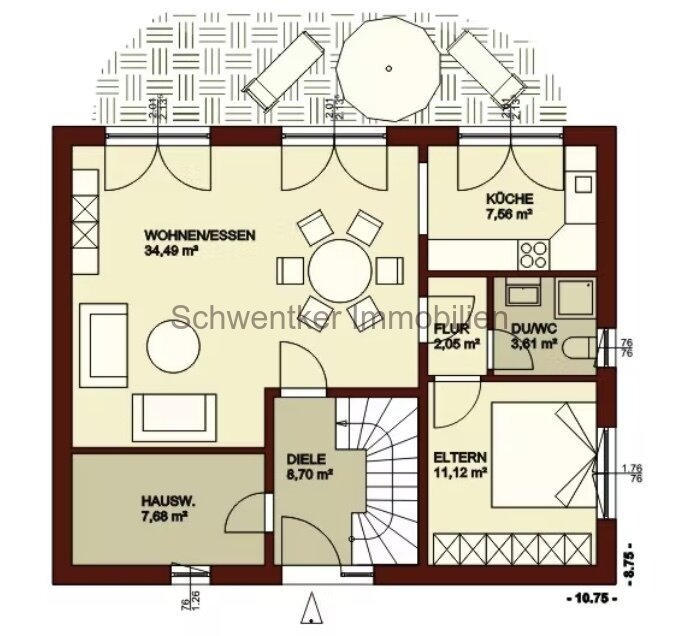Einfamilienhaus mit Einliegerwohnung / 6Zi / Einbauküche / Pv- Anlage / WP / FB / Schlüsself.