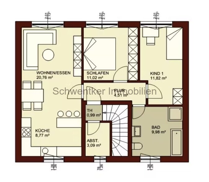 Einfamilienhaus mit Einliegerwohnung / 6Zi / Einbauküche / Pv- Anlage / WP / FB / Schlüsself.