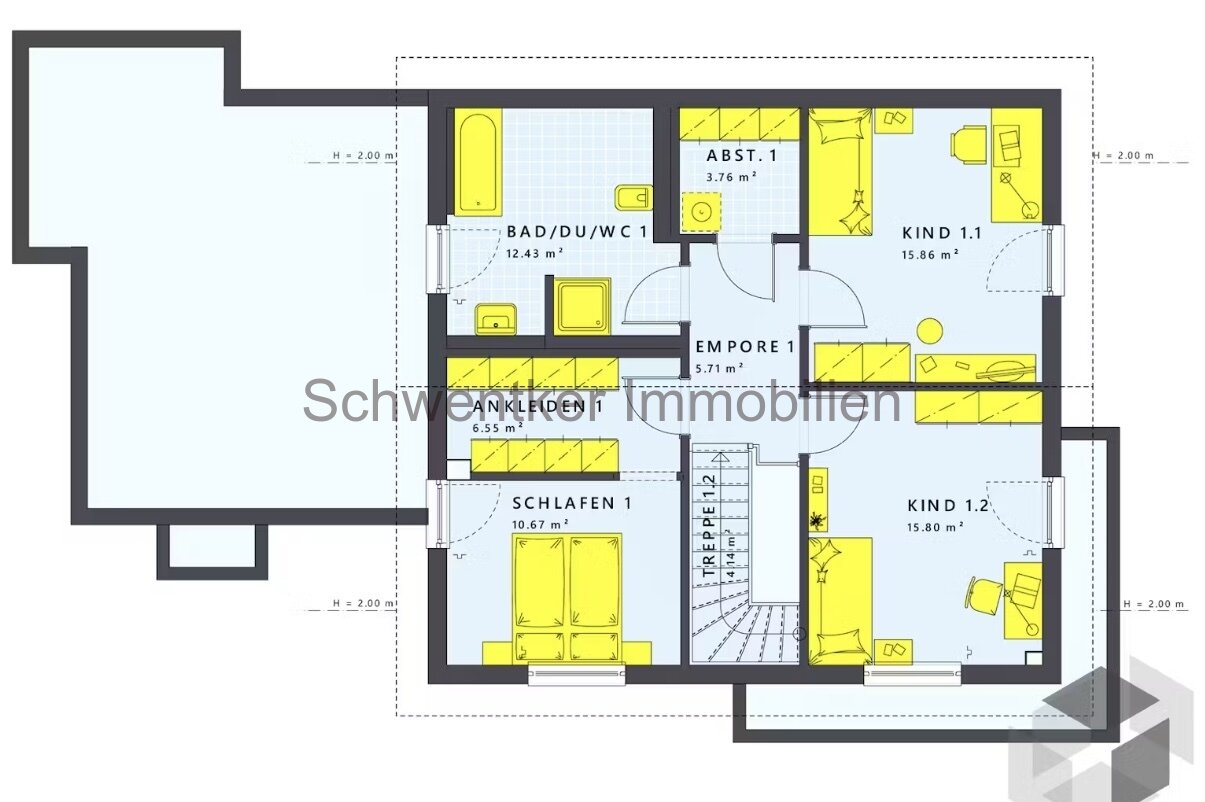 top gestaltetes Einfamilienhaus mit Einliegerwohnung in verschiedeneen Größen   PV- Anlage / Einbauküche / FB / WP / Schlüsselfertig