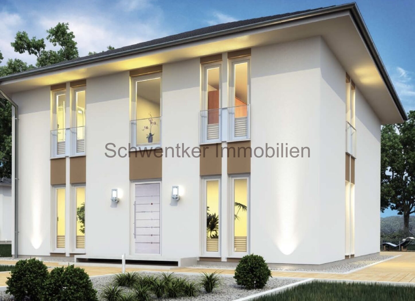 Stadtvilla mit Grundstück  155 qm / monatl.Finanzierungsrate 1.953,-- incl. Fördermittel  Einbauküche / PV- Anlage / FB / WP