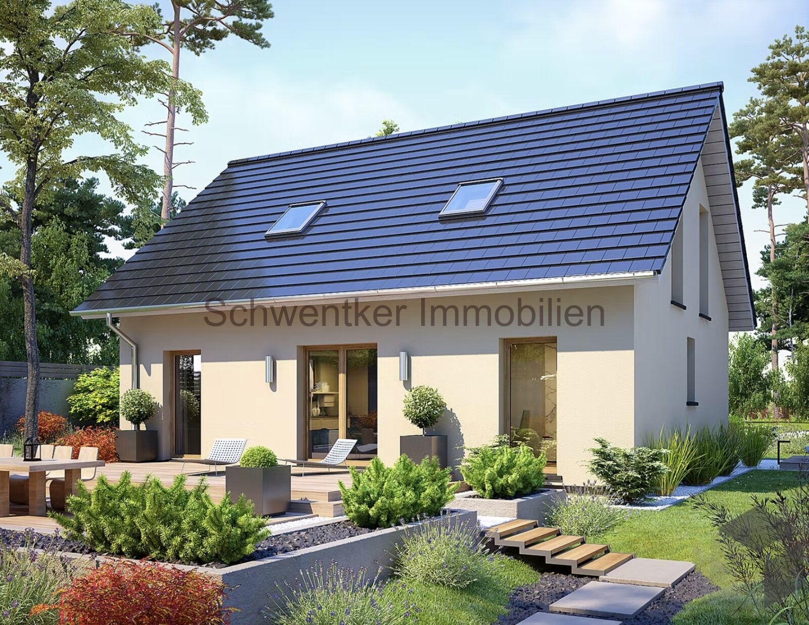 Einfamilienhaus mit Grundstück / monatl. Finanzierungsrate 1.911,-- incl. Fördermittel  / Einbauküche / PV- Anlage /  FB / WP 