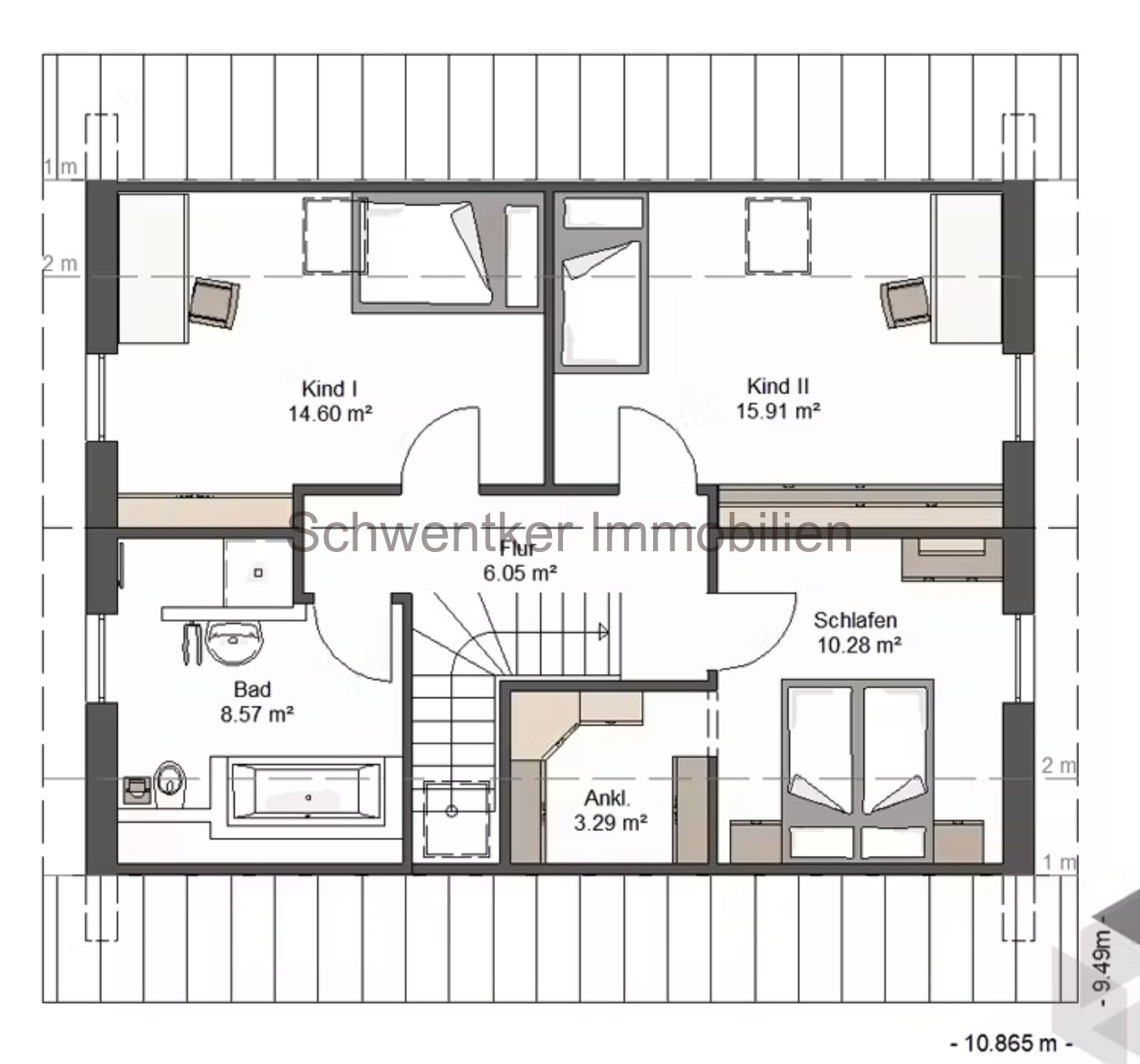 Einfamilienhaus mit Grundstück / monatl. Finanzierungsrate 1.911,-- incl. Fördermittel  / Einbauküche / PV- Anlage /  FB / WP 