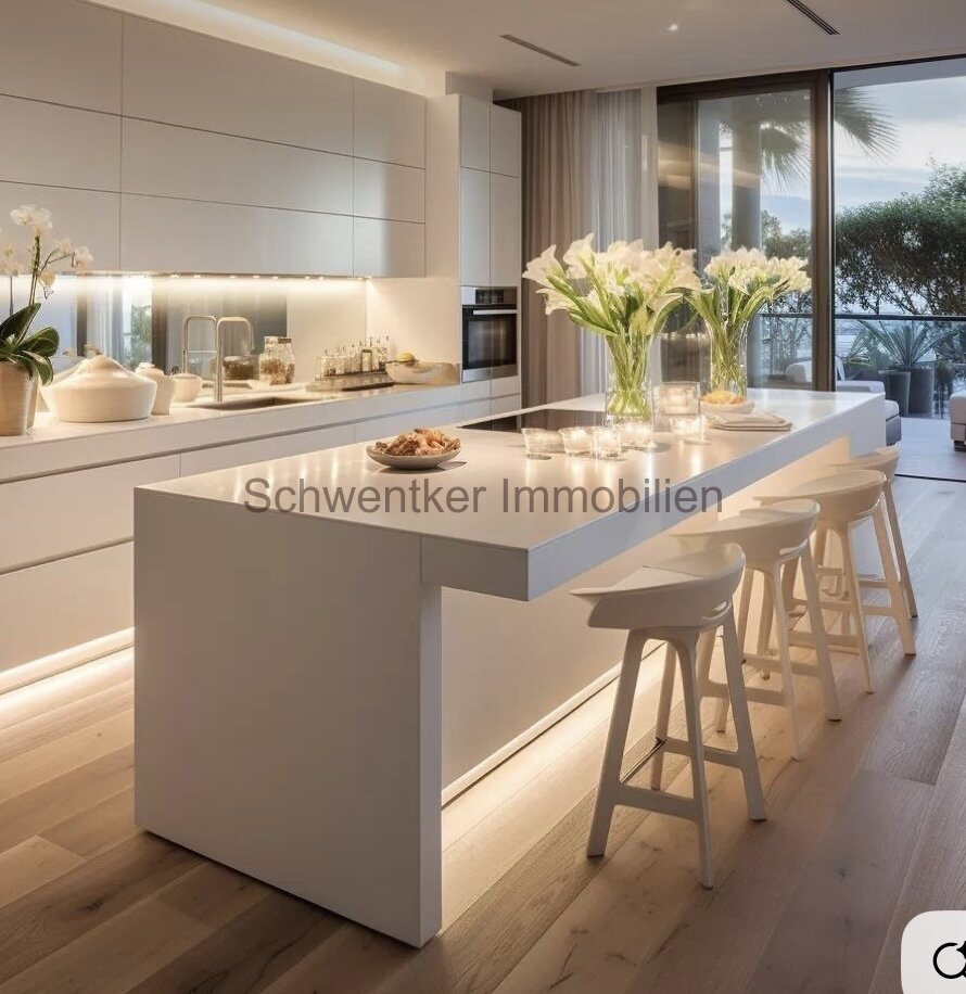 Stadtvilla mit Grundstück 129 qm  monatl. Finanzierungsrate 1.933,-- incl. Fördermittel / PV- Anlage / Einbauküche / FB / WP / Schlüsself. 