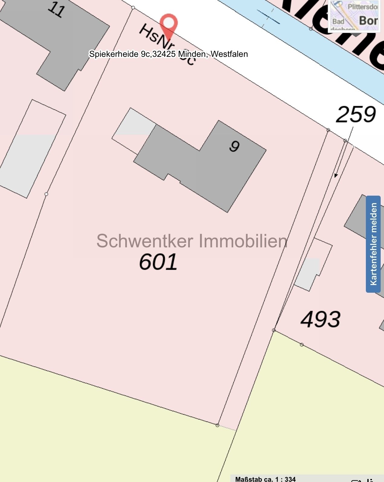 Top Grundstück in Minden Todtenhausen für ein Mehrfamilienhaus oder Einfamilienhaus