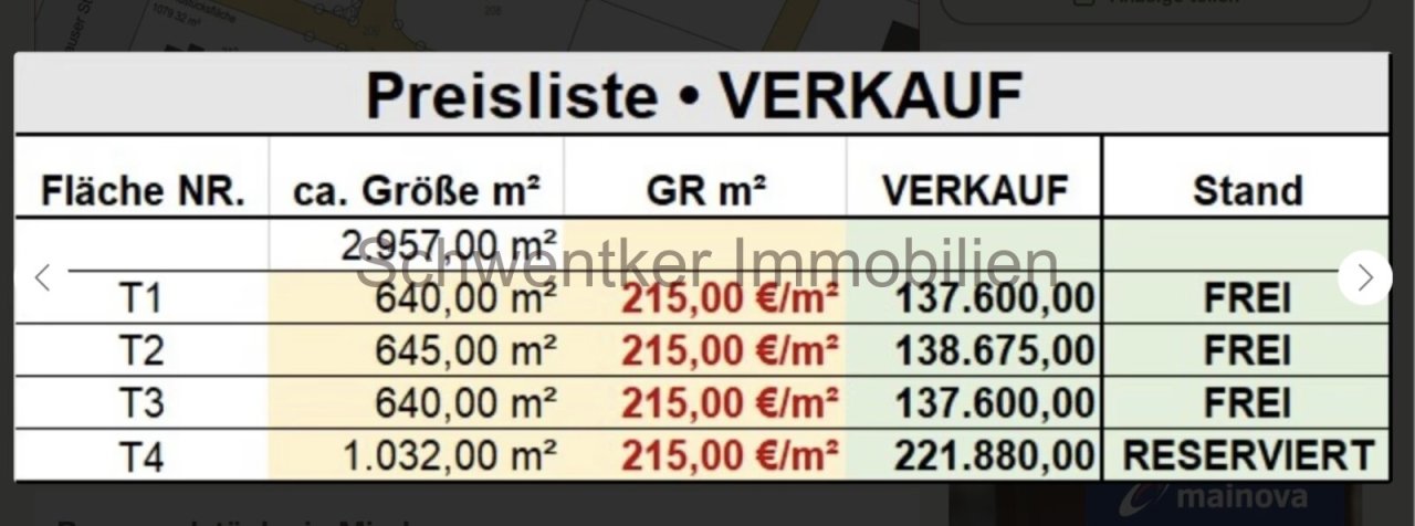 Preisliste Preisliste
