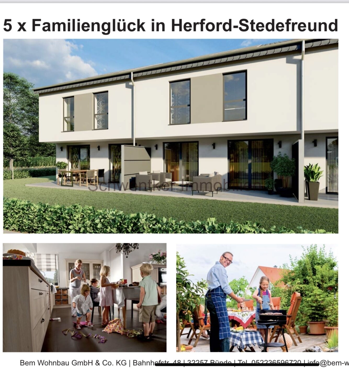 Herford Stedefreund: Mit nur 1.315,-- monatliche Finanzierungsrate ins eigene 137 qm große Eigenheim in Herford Stedefreund  