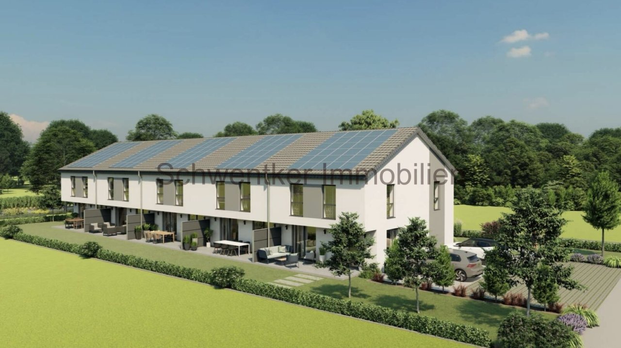 Ansicht mit Sonnenterassen Ansicht mit Sonnenterassen